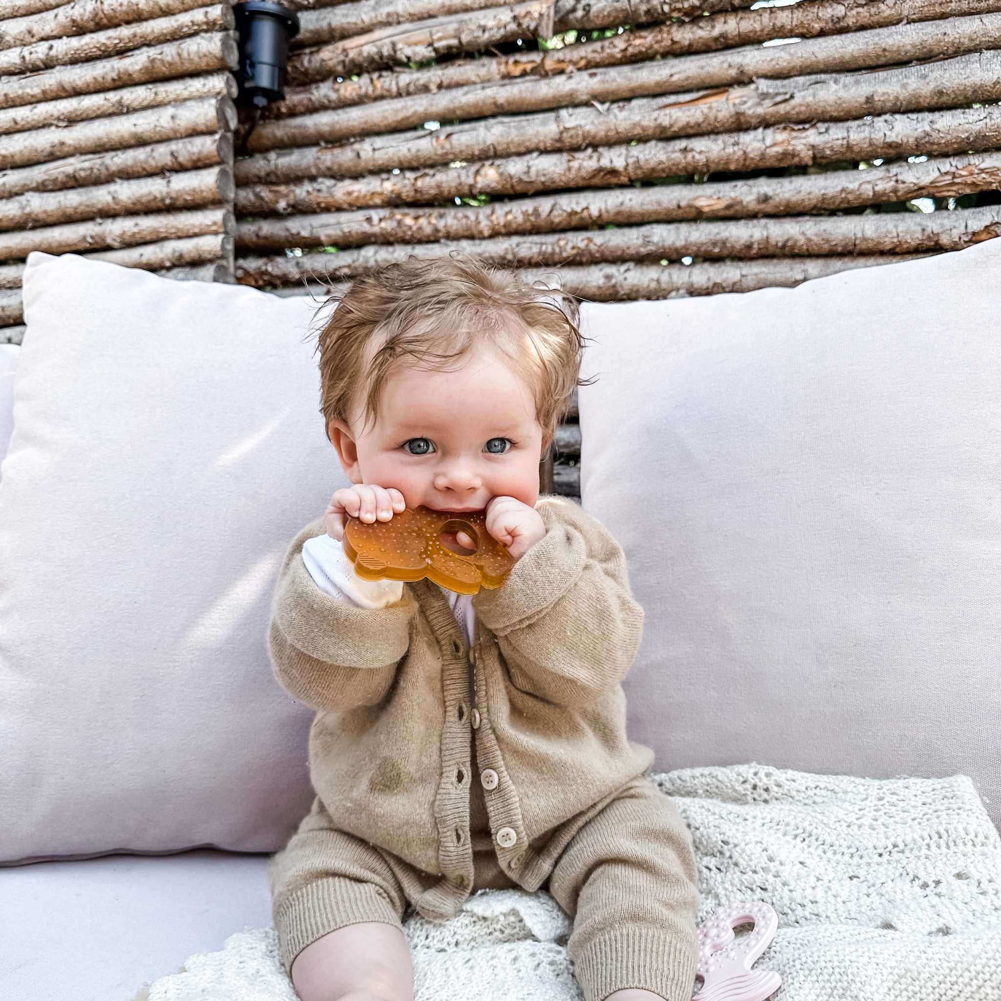 Hevea natural rubber sales teether