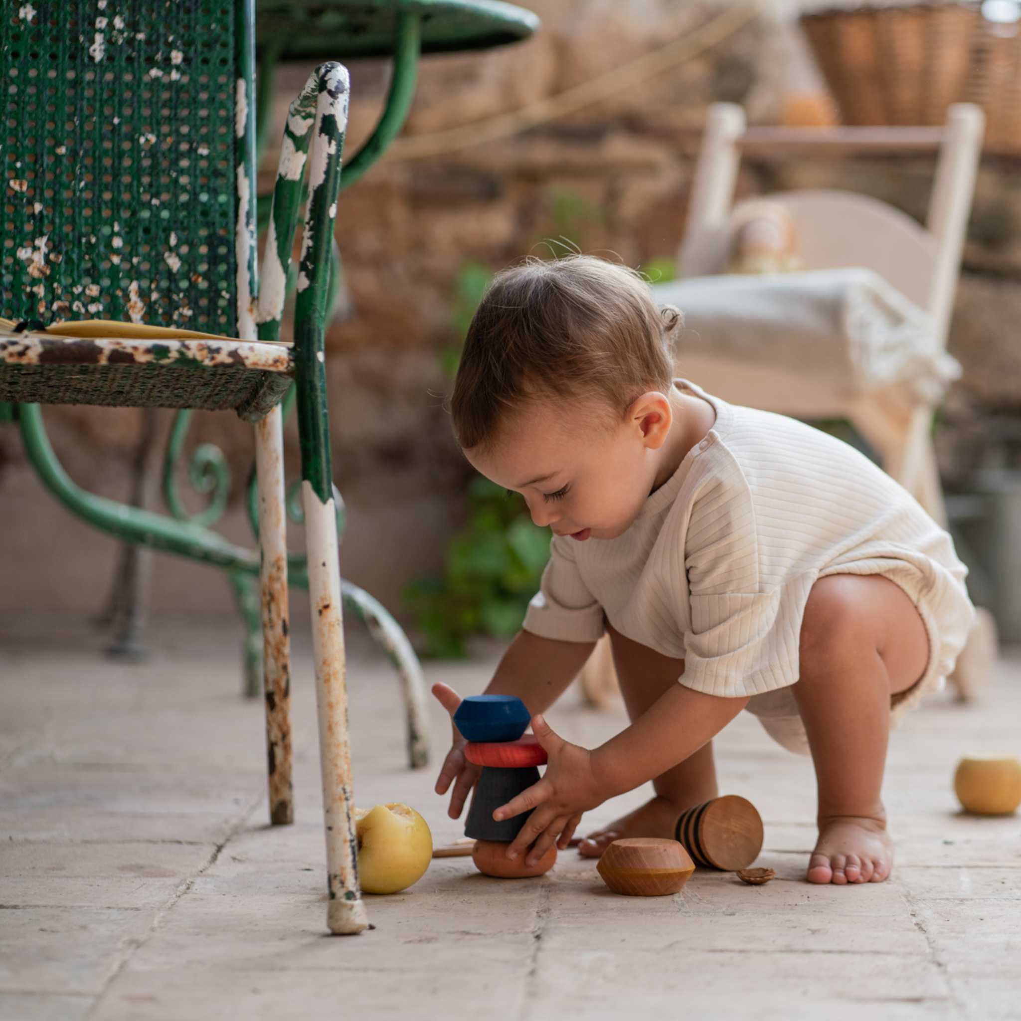 Baby Playing With Grapat Serendipity 