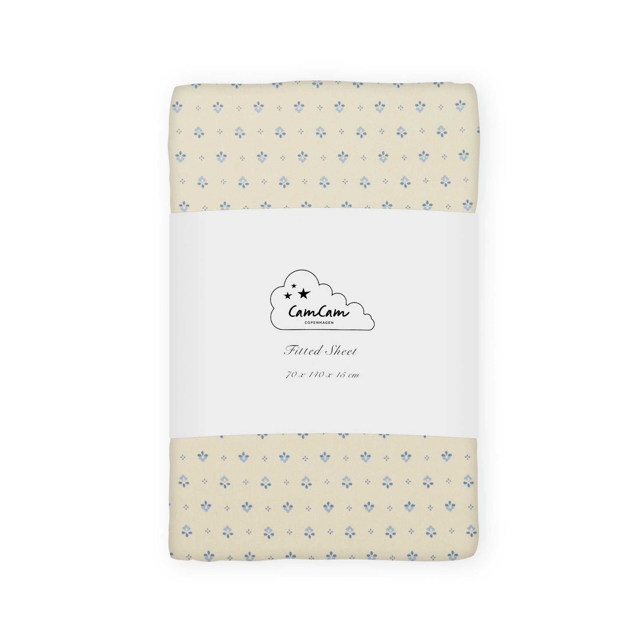 Cam Cam Fitted Sheet - Capri 140 x 70 