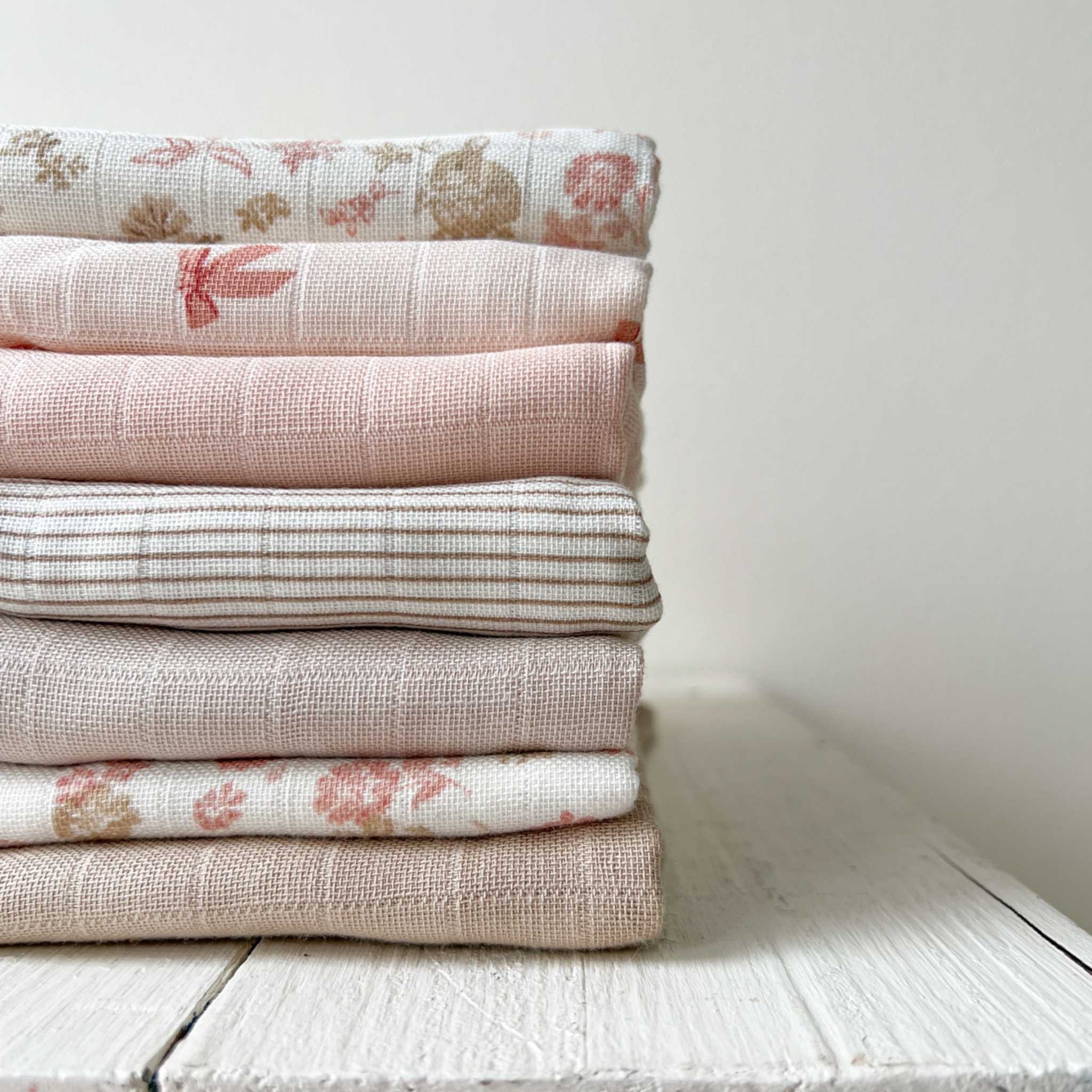 Cam Cam Augusta Muslin Cloths - Stacked