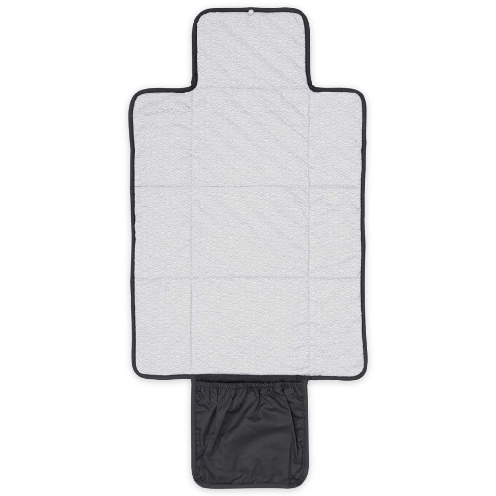 Cam Cam Quilted Changing Mat  - Black - Inside