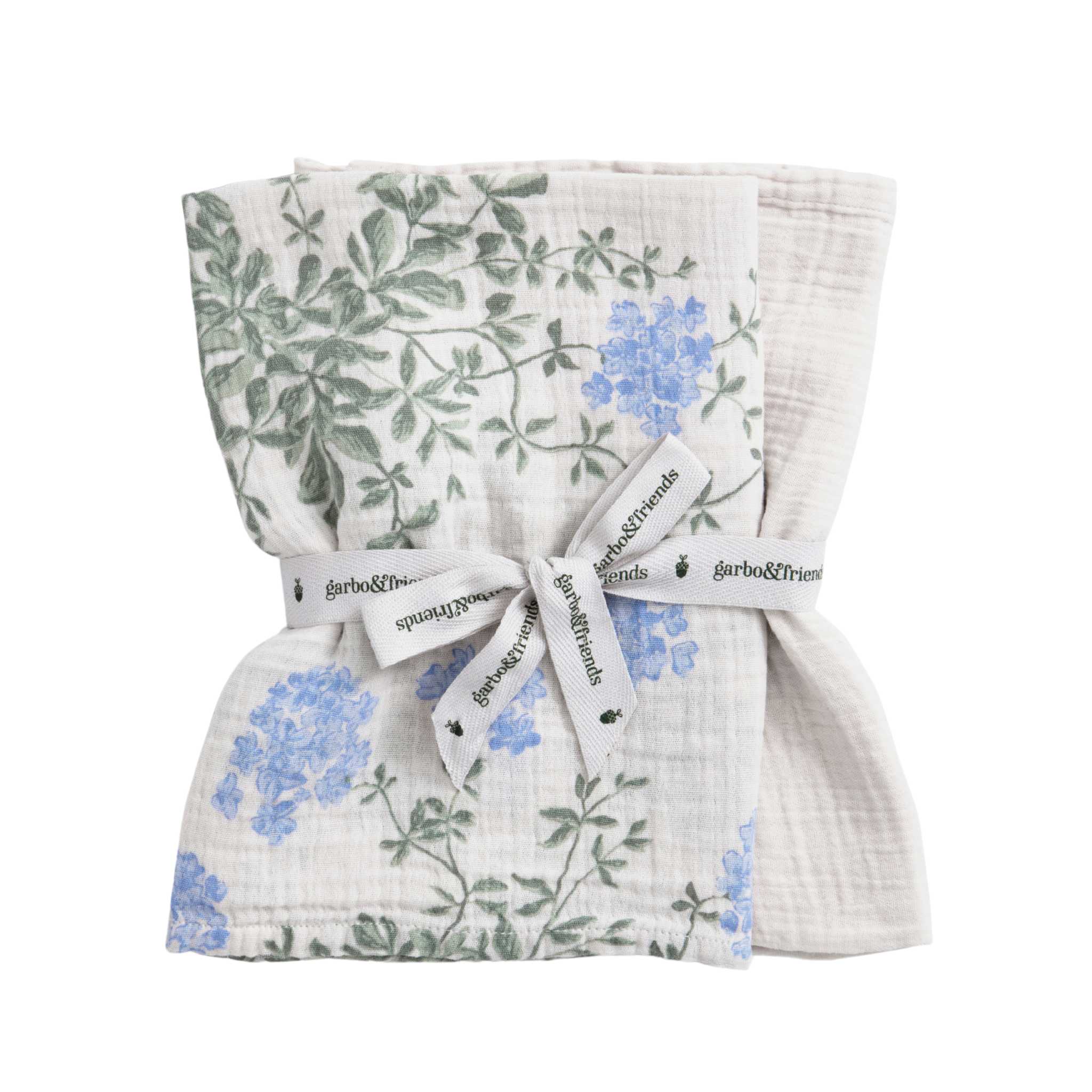 Garbo & Friends Plumbago Muslin Blanket - 2 Pieces 