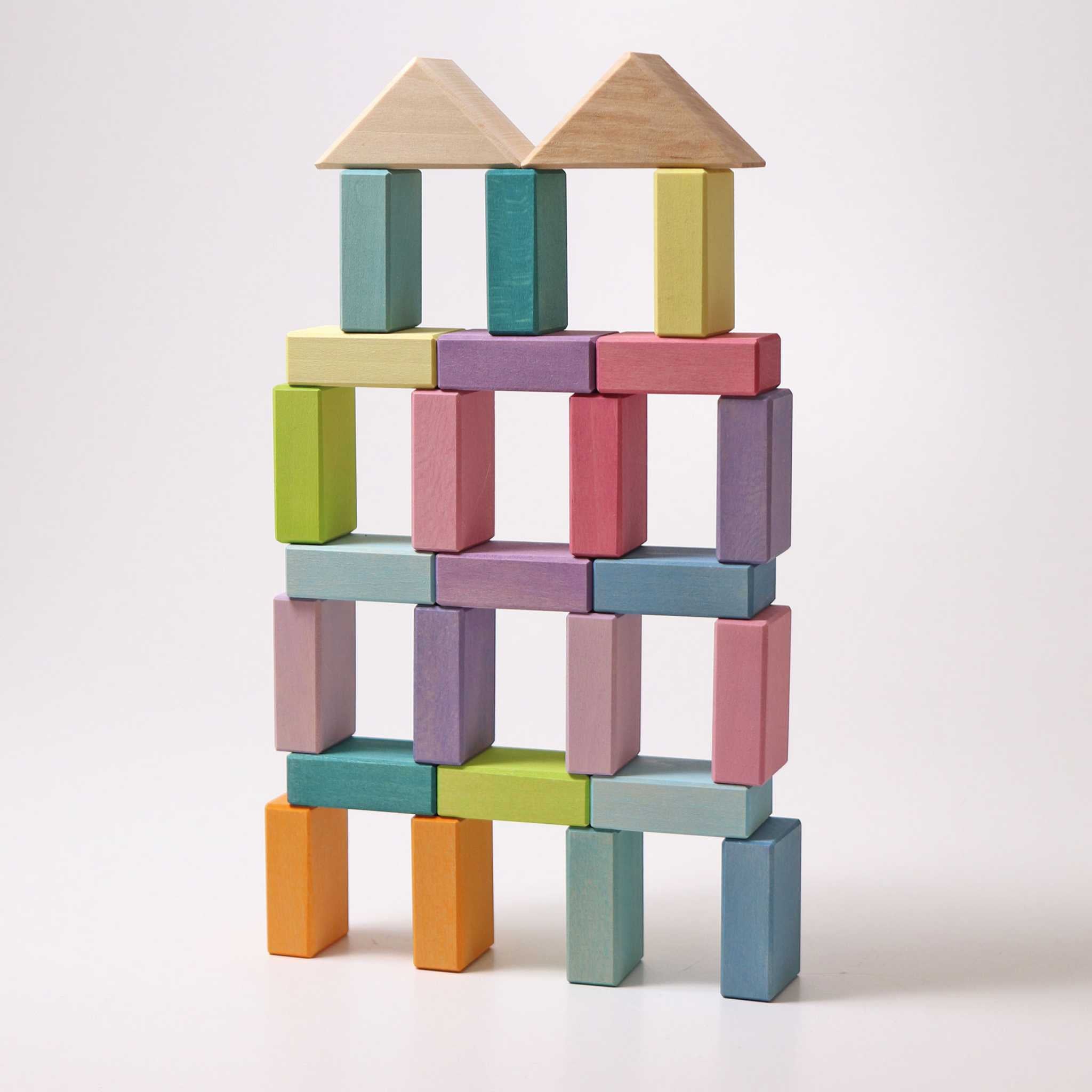 Pastel building blocks on sale