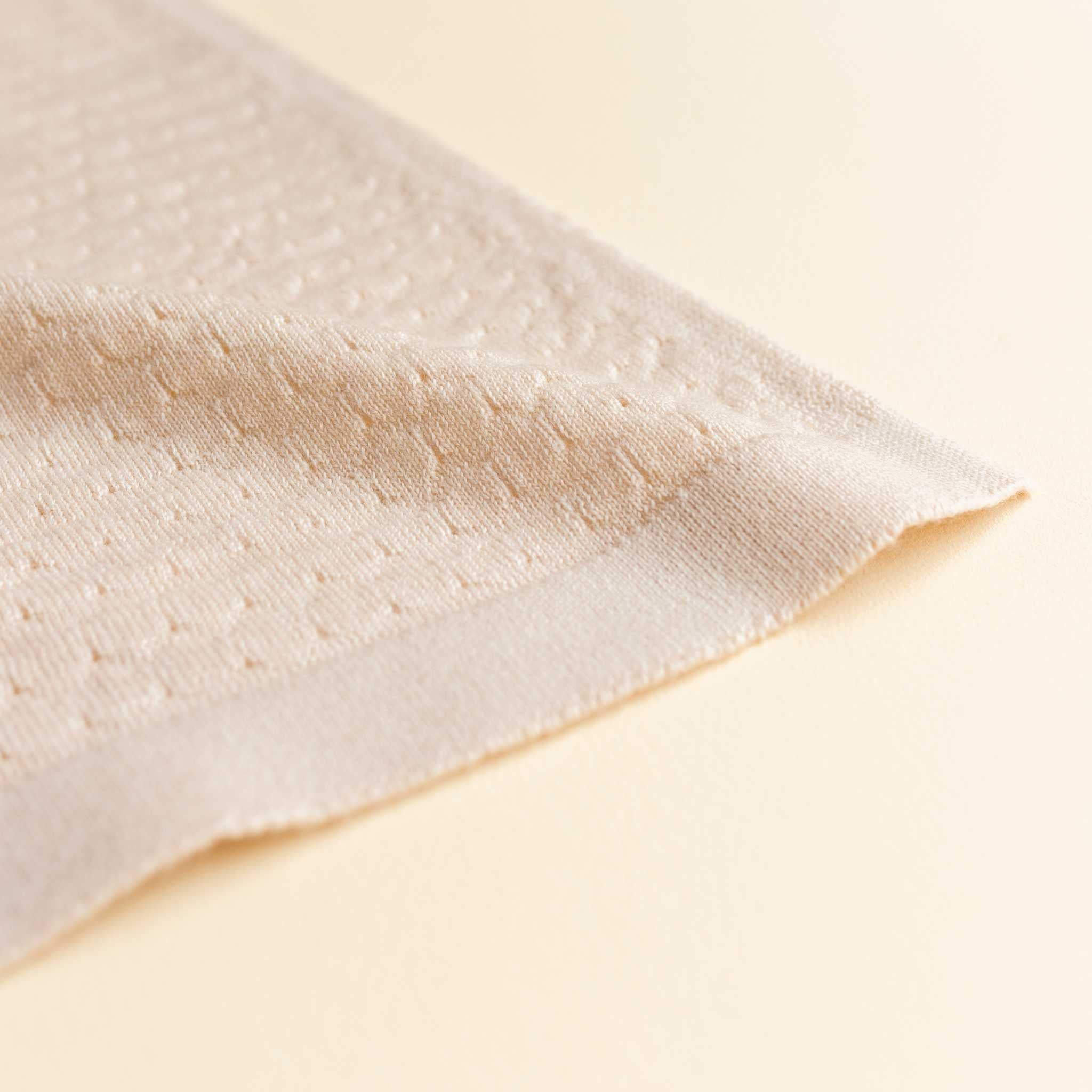 Hvid Franke Merino Wool Blanket Cream Detail