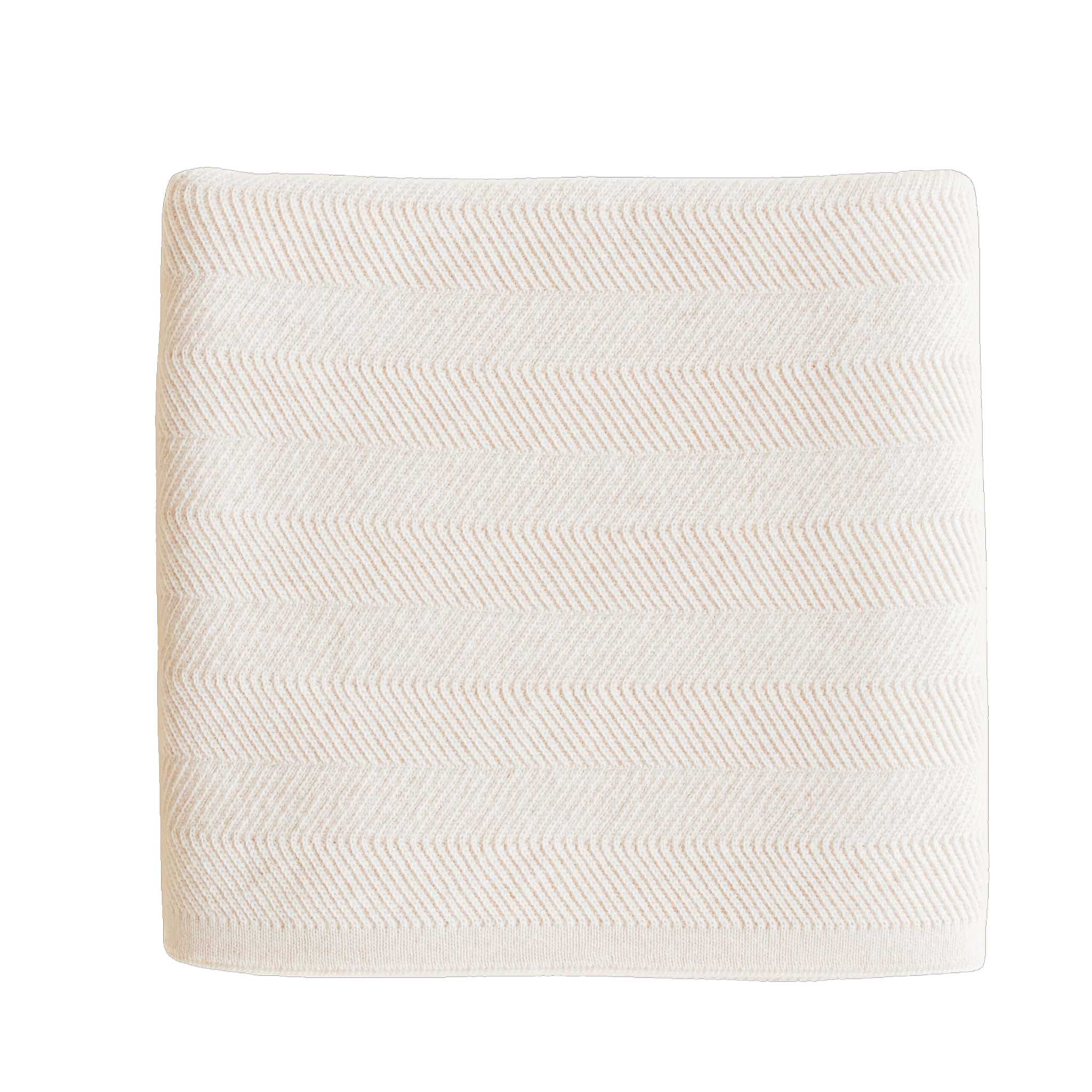 Hvid Freddie Merino Wool Baby Blanket - Cream