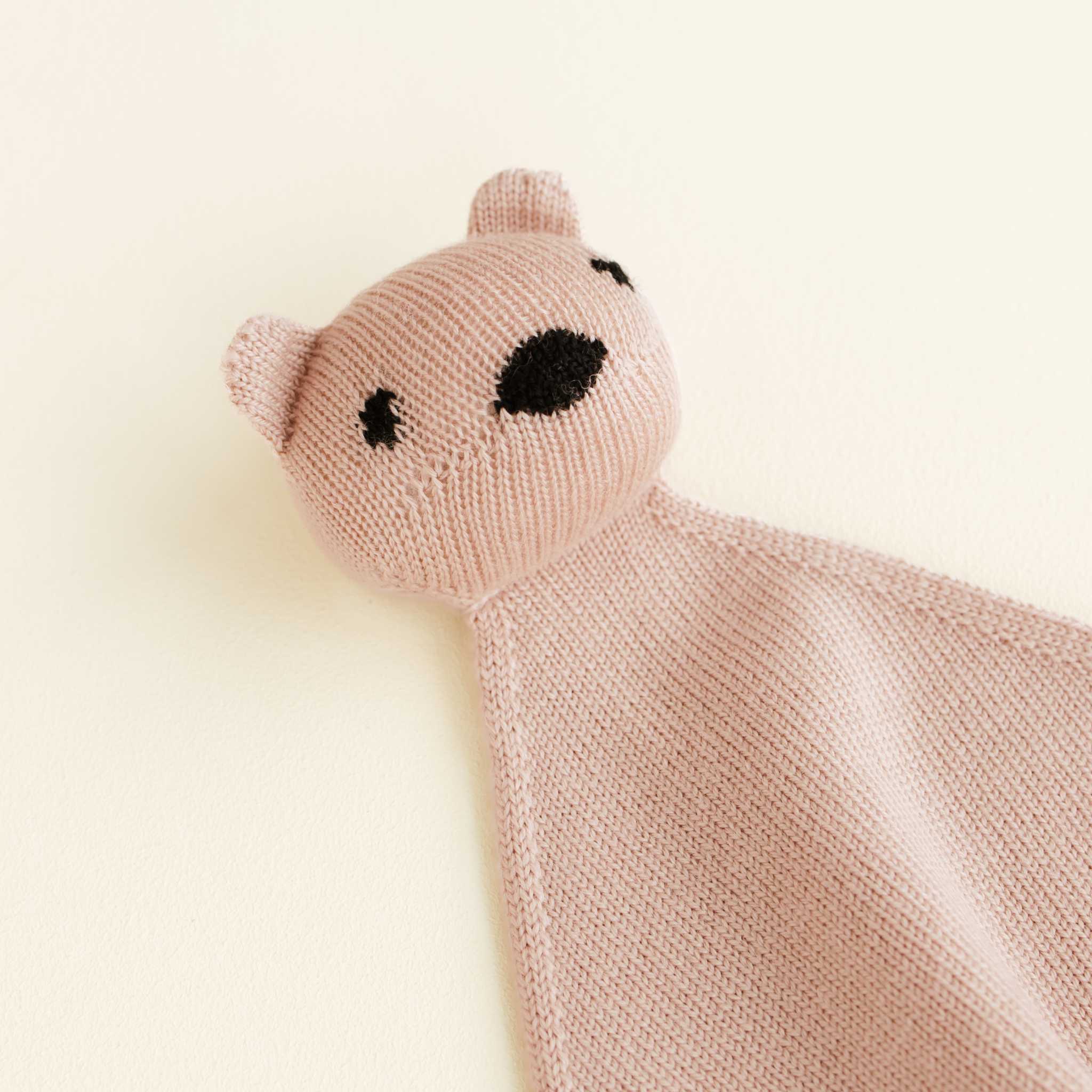 Hvid Tokki Teddy Comforter Face Details - Apricot