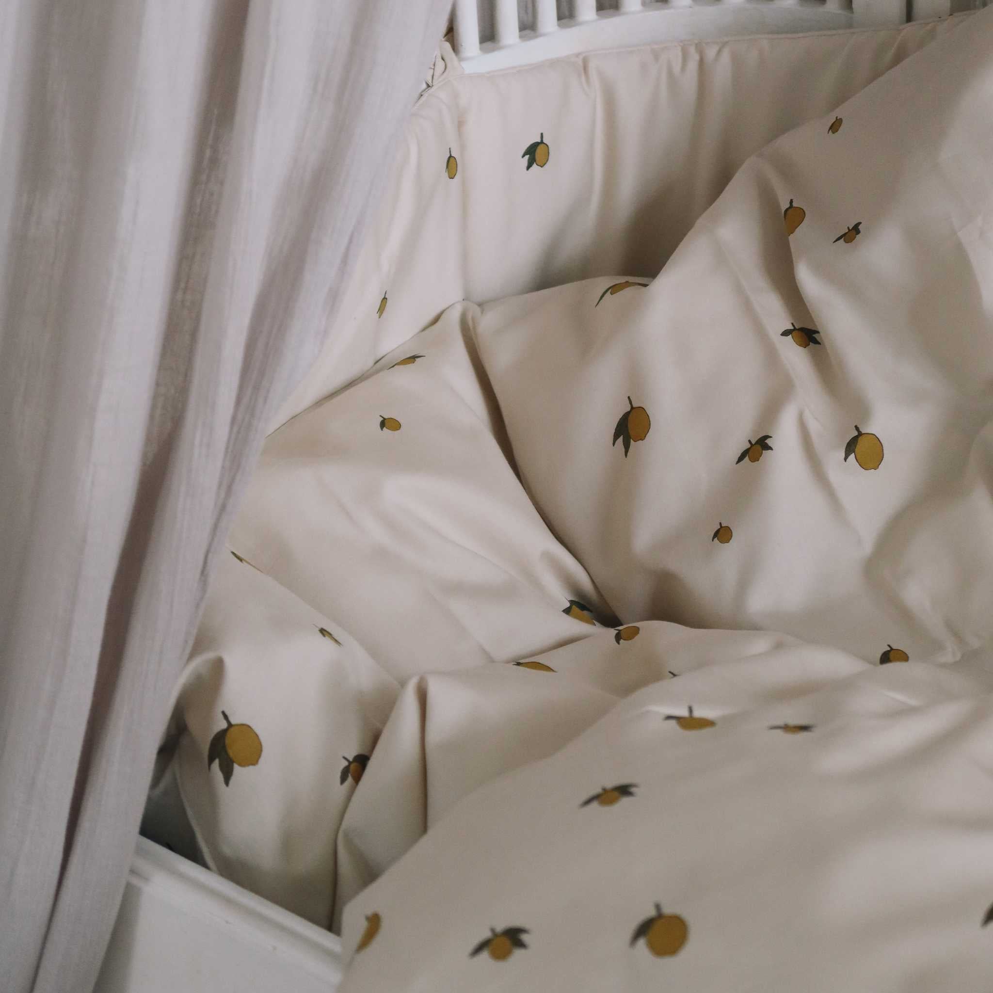 Lemon cot bedding best sale