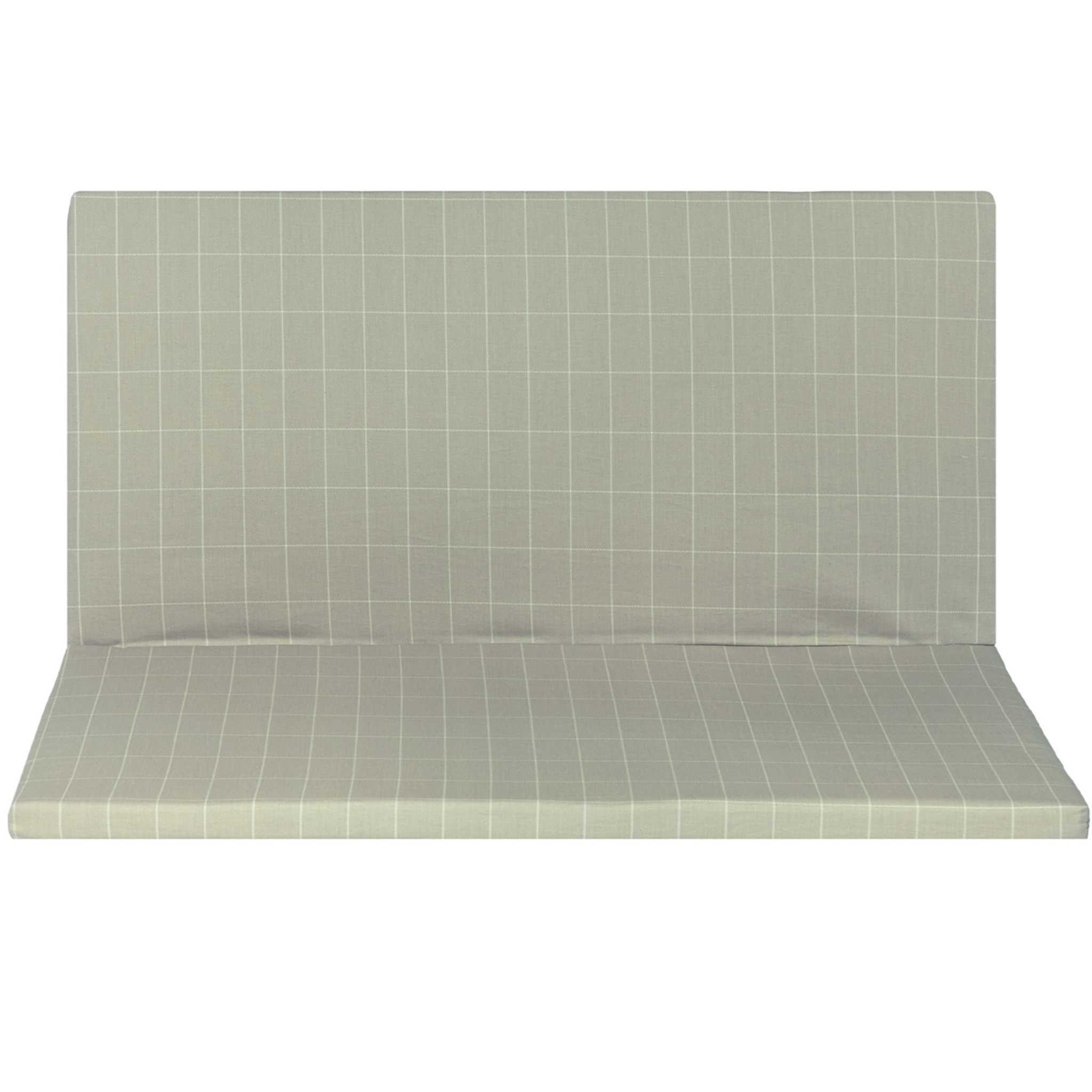 Nobodinoz Foldable Eco Play Mat - Green Grid