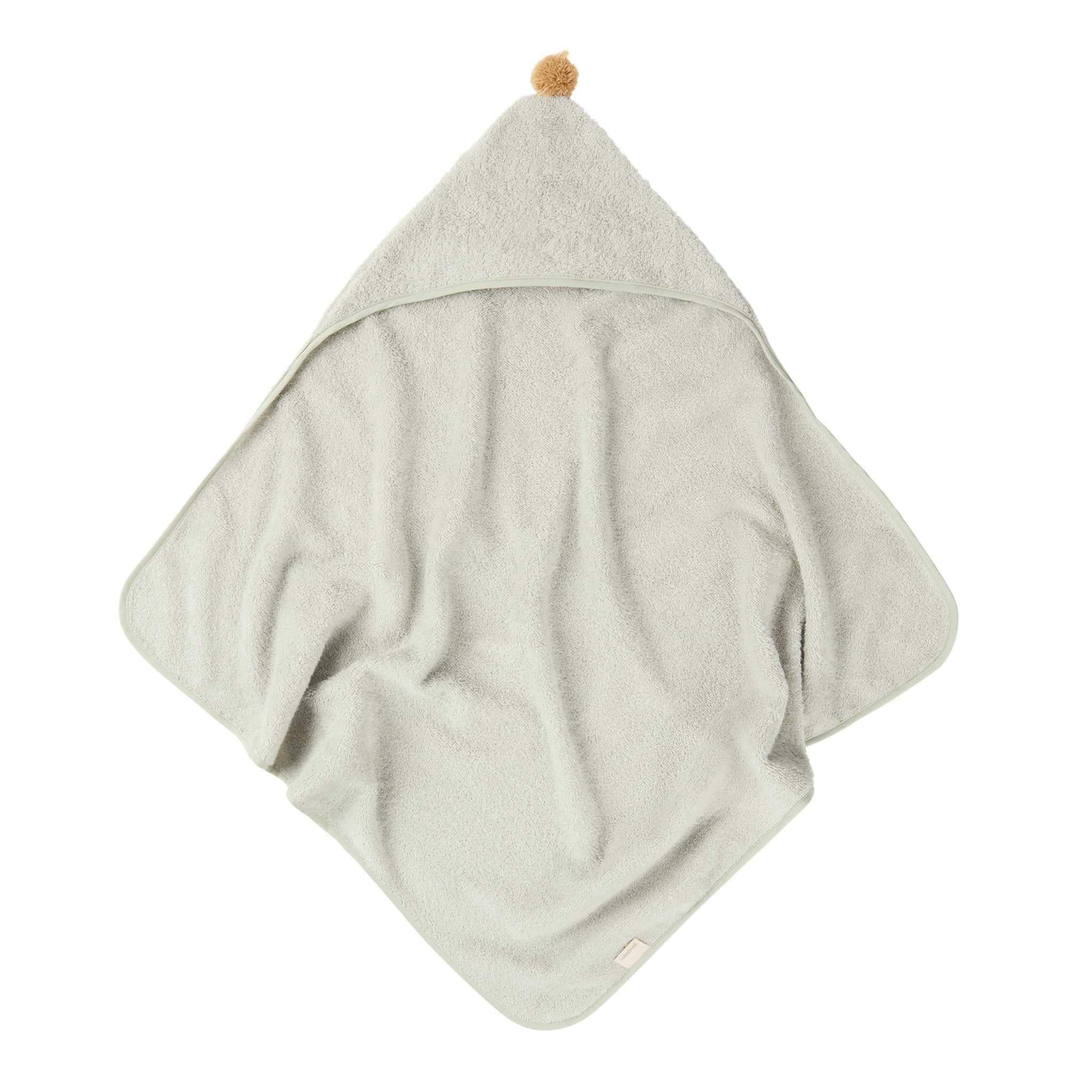 Nobodinoz So Cute Baby Bath Cape - Sage Green