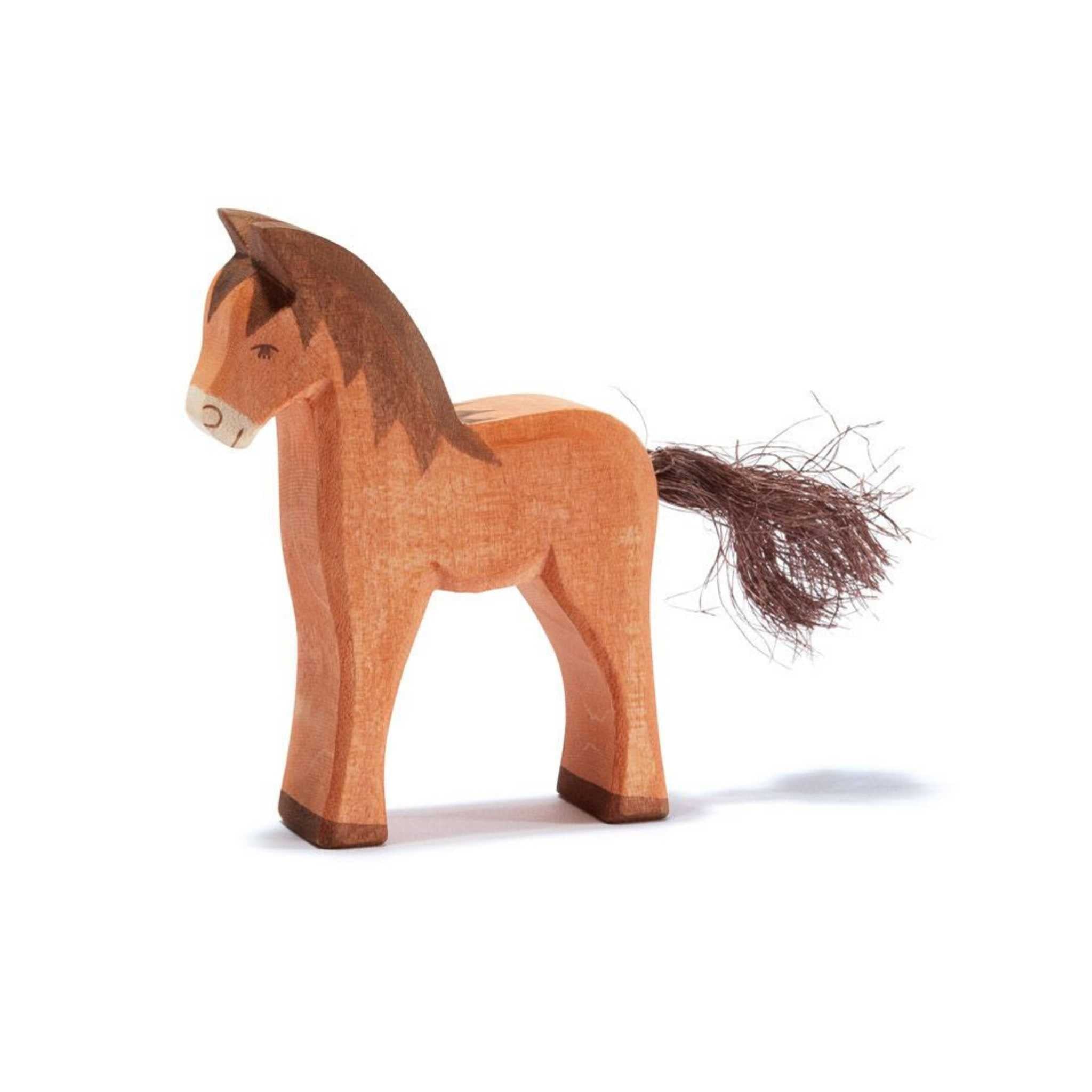 Ostheimer Wooden Toy Animal - Brown Colt