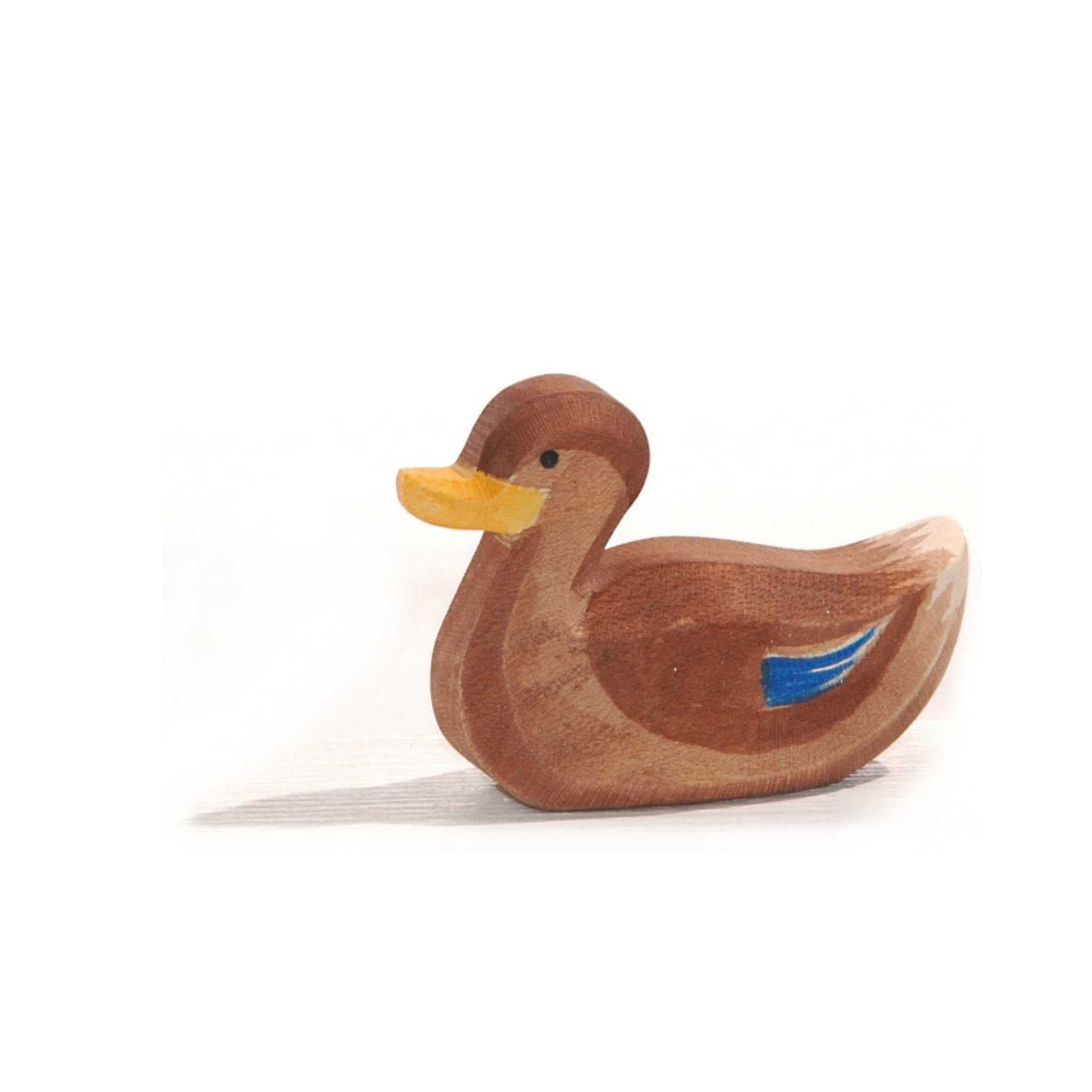 Ostheimer Wooden Toy Animal - Duck Swimming