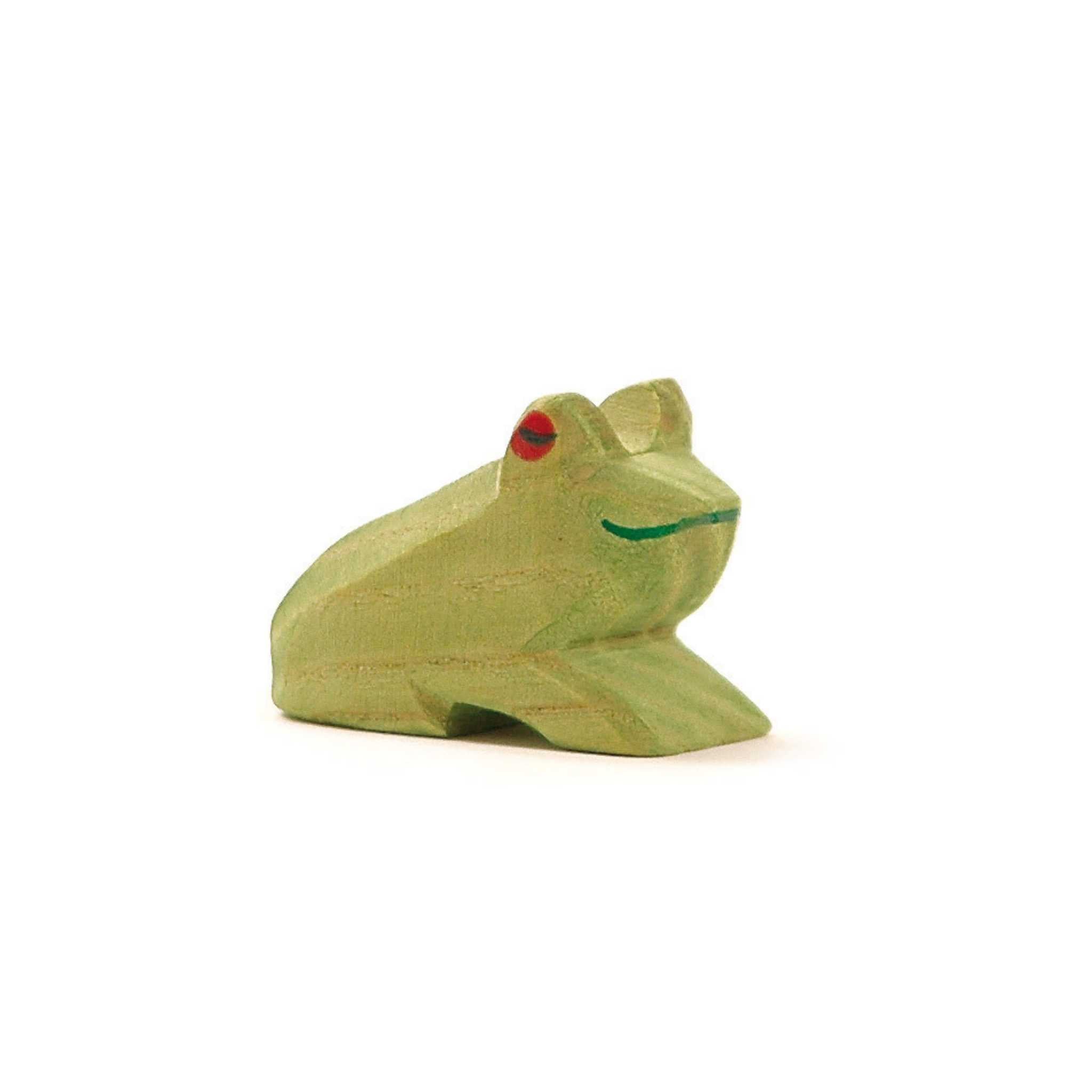 Ostheimer Wooden Toy Animal - Frog Sitting 