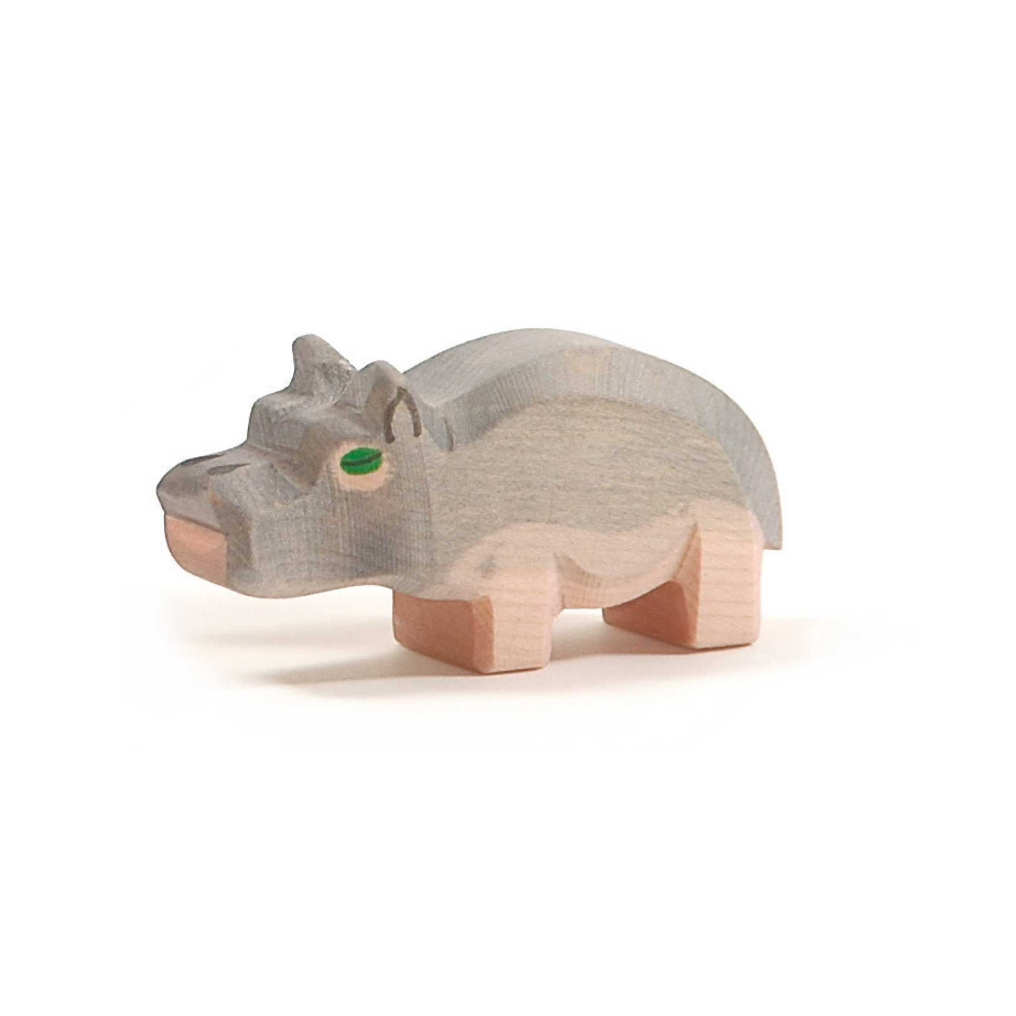 Ostheimer Wooden Toy Animal - Small Hippo