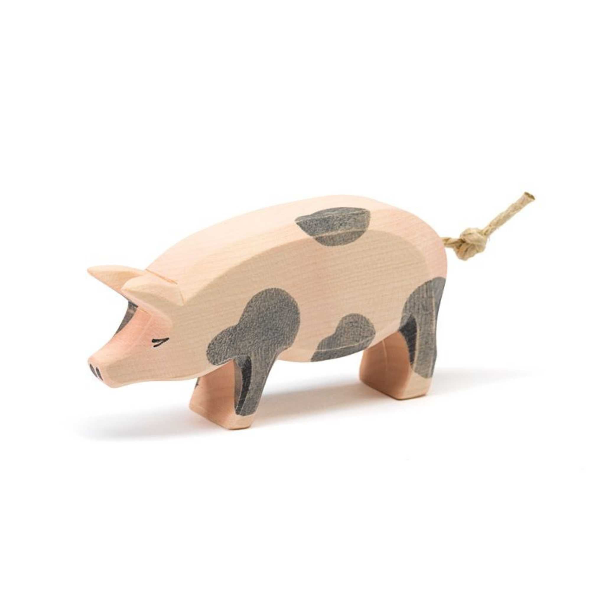 Ostheimer Wooden Toy Animal - Pig Head High