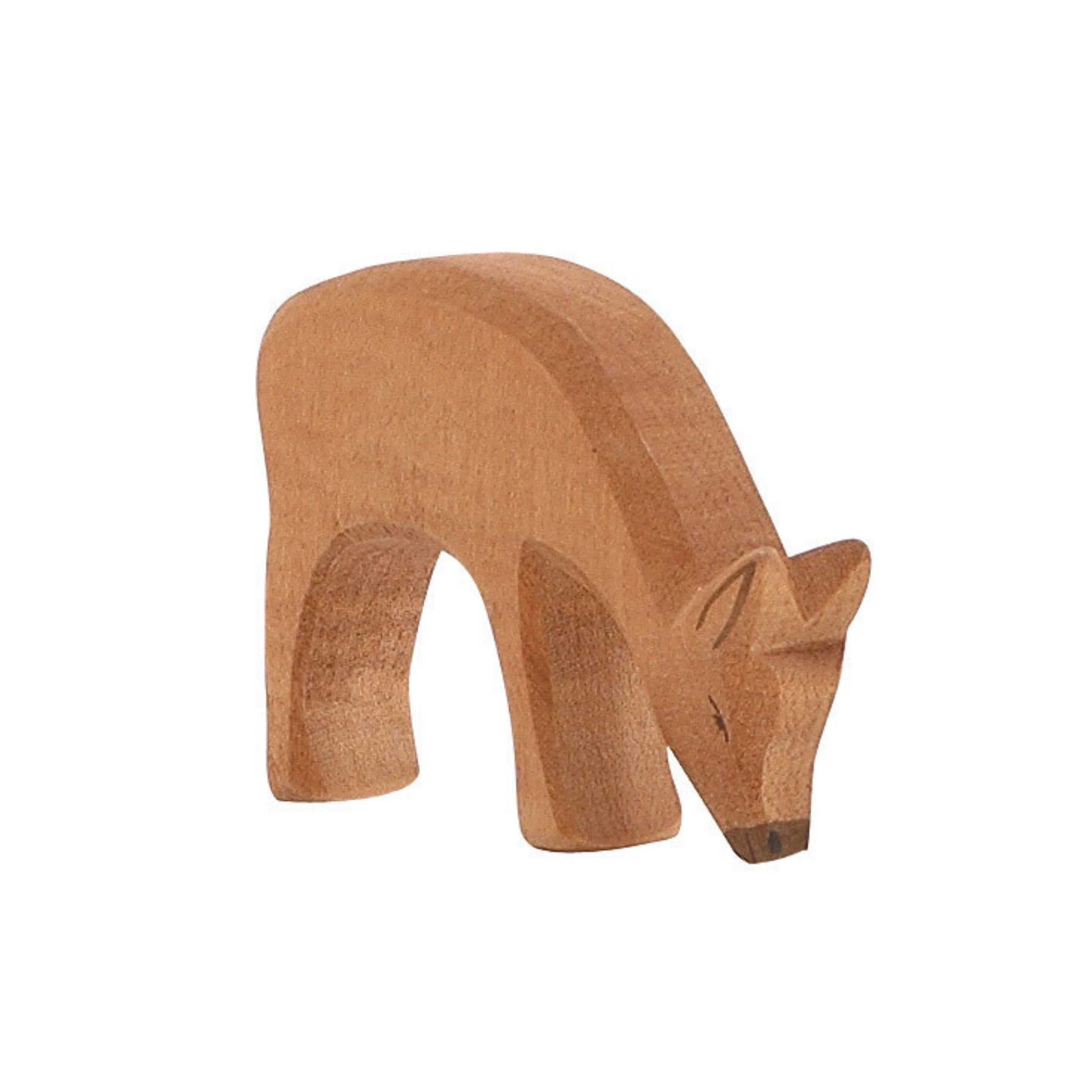 Ostheimer Wooden Toy Animal - Red Deer Eating