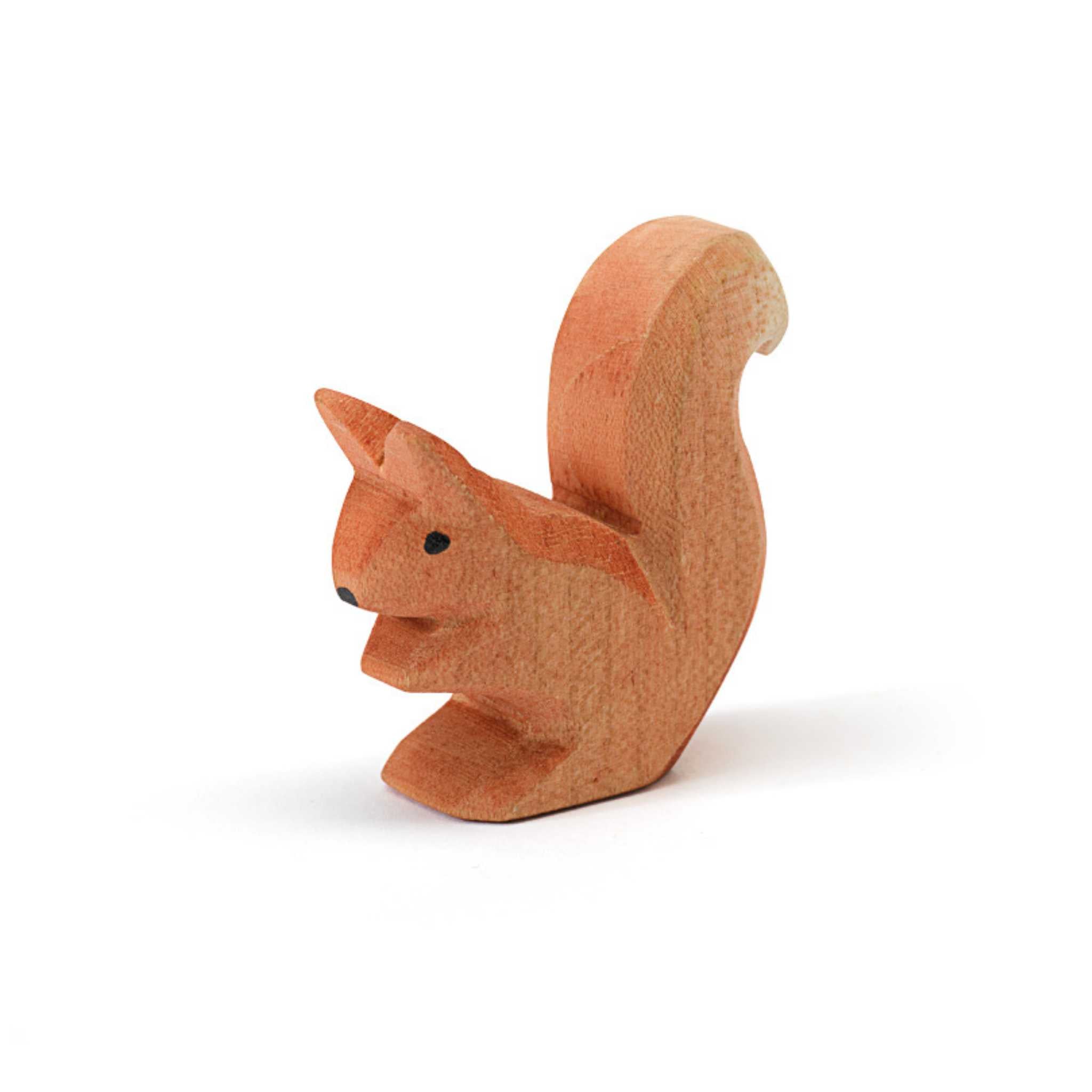 Ostheimer Wooden Toy Animal- Squirrel Sitting