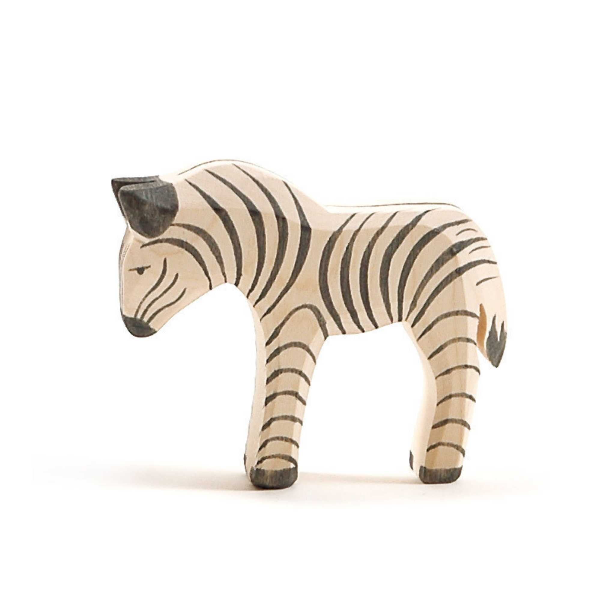 Ostheimer Wooden Toy Animal - Small Zebra