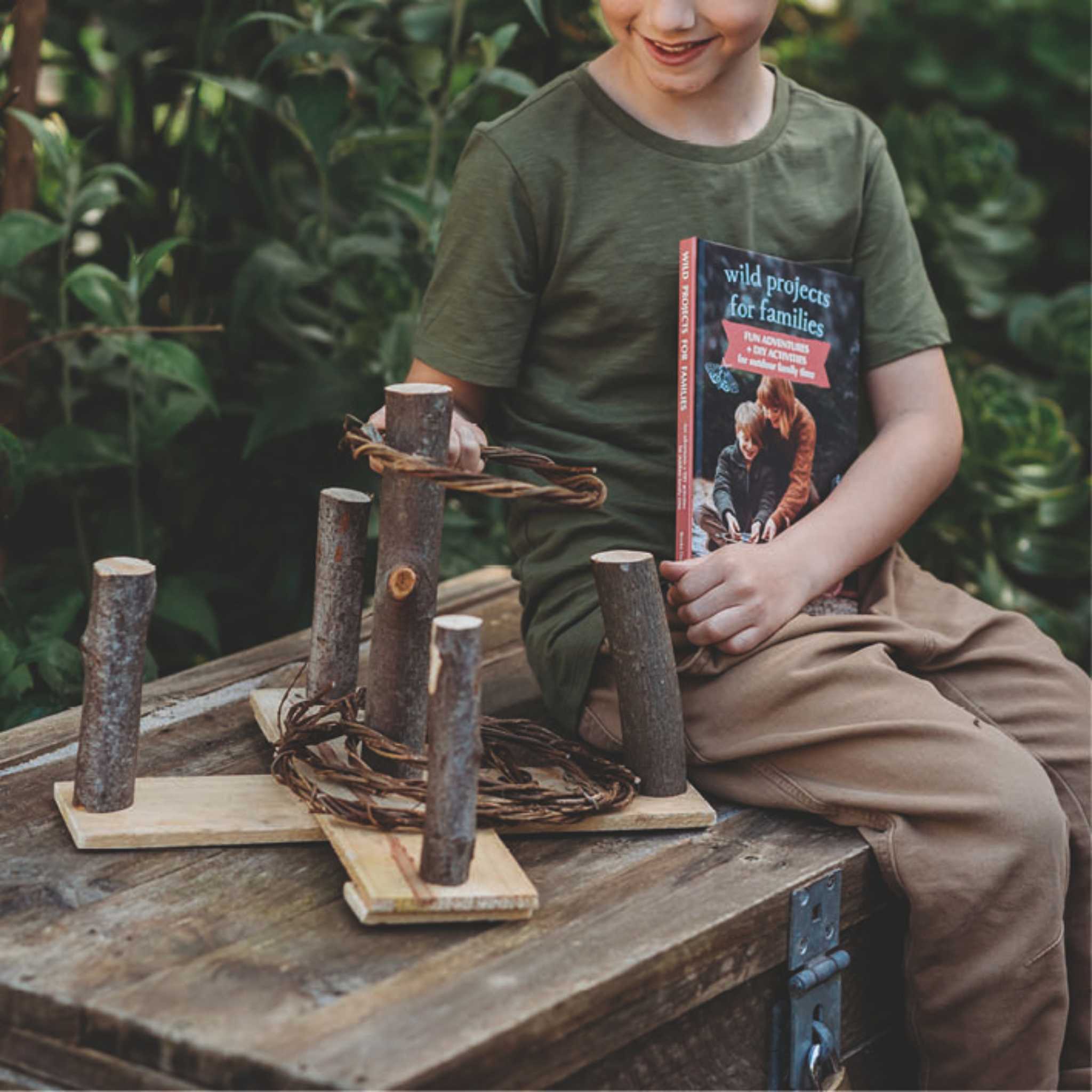 Wild Projects For Families - Boy With Ring Toss Game