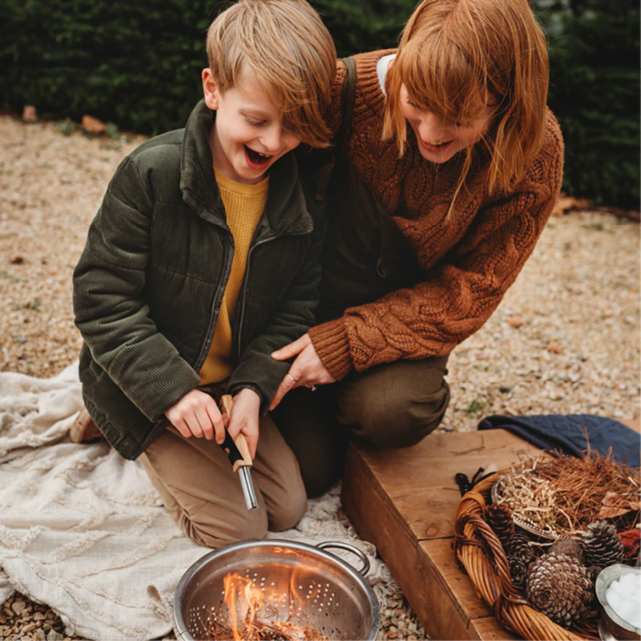 Wild Projects For Families - Lighting A Fire