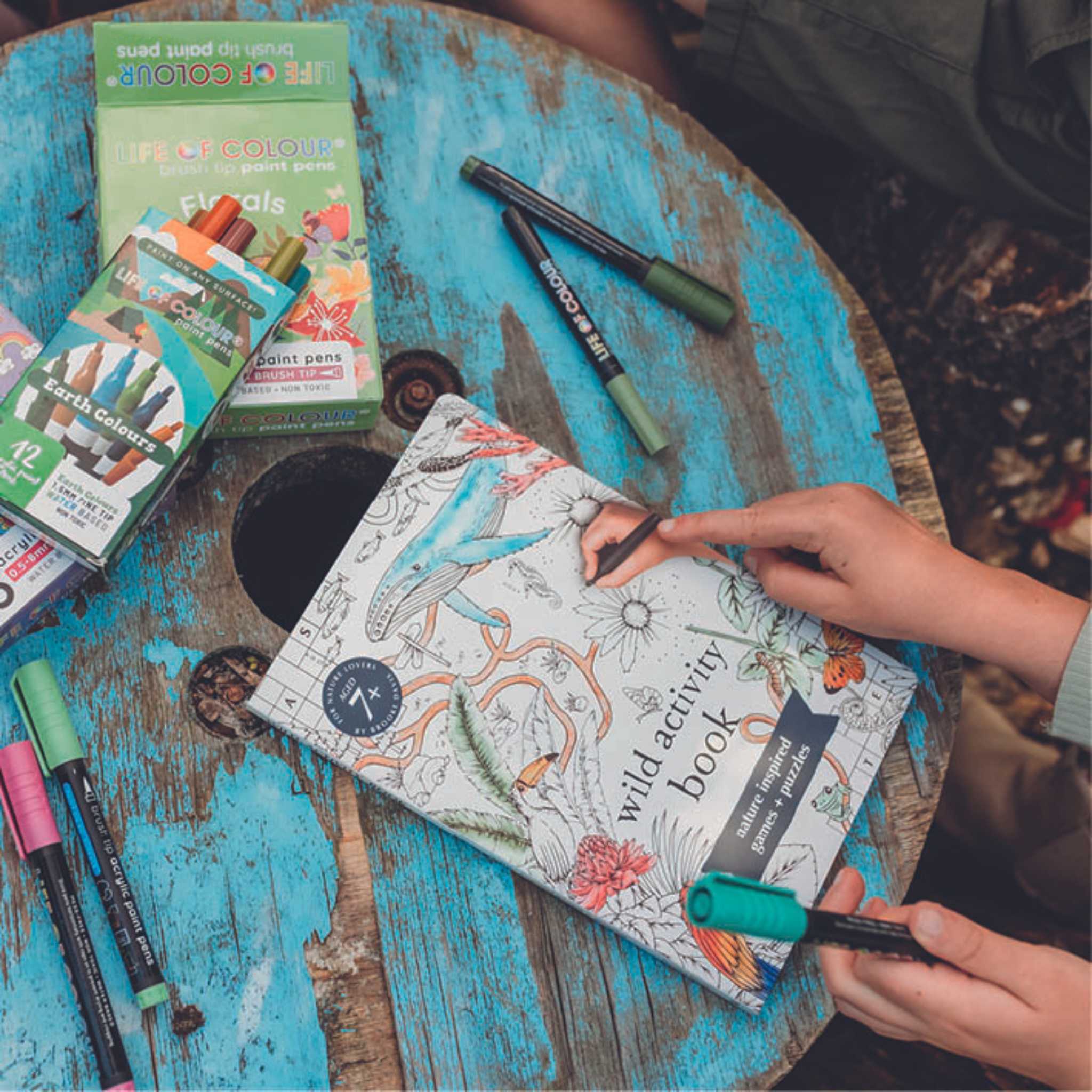 You Wild Books Activity Book- Colouring