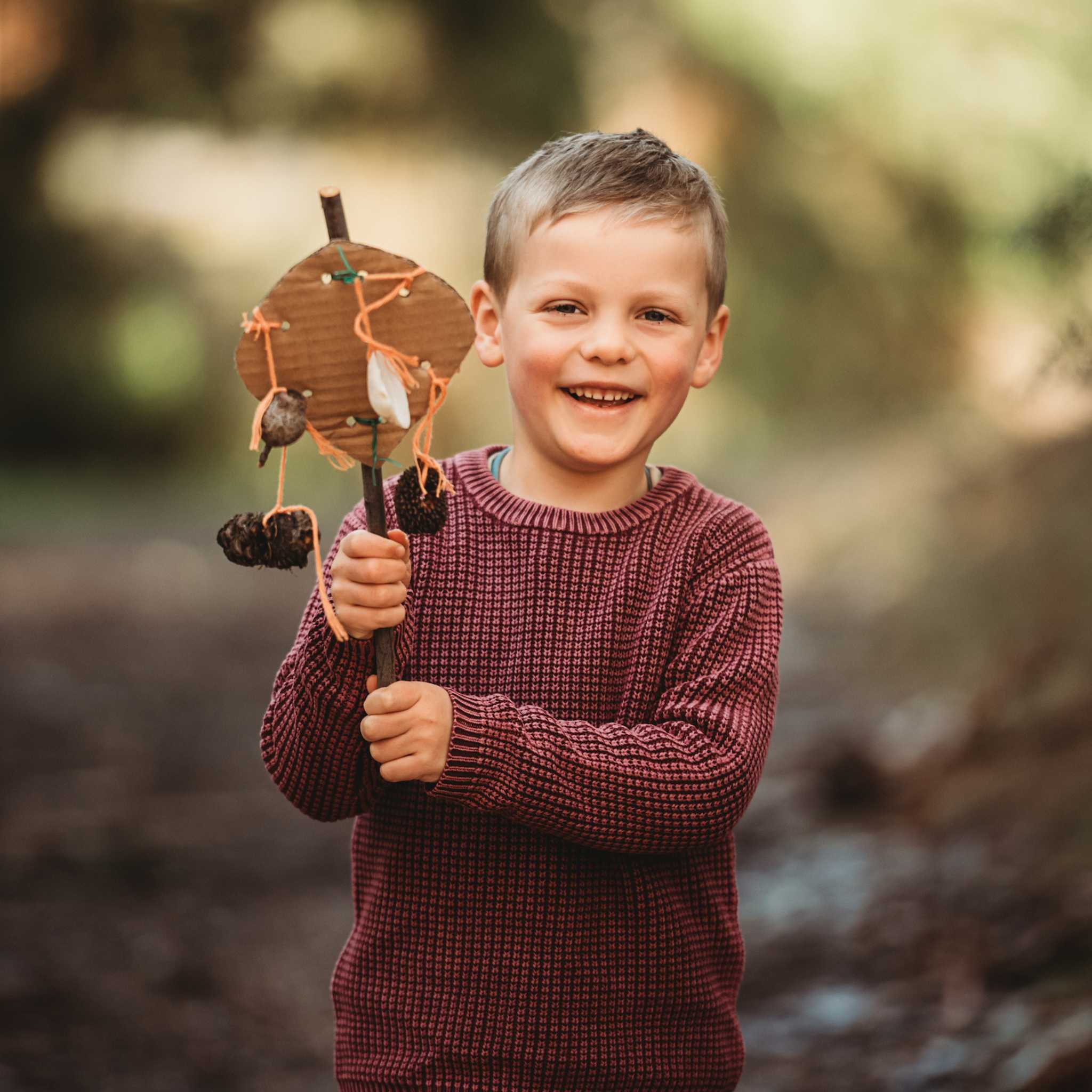 Your Wild Books Wild Child - Boy With Monkey Drum