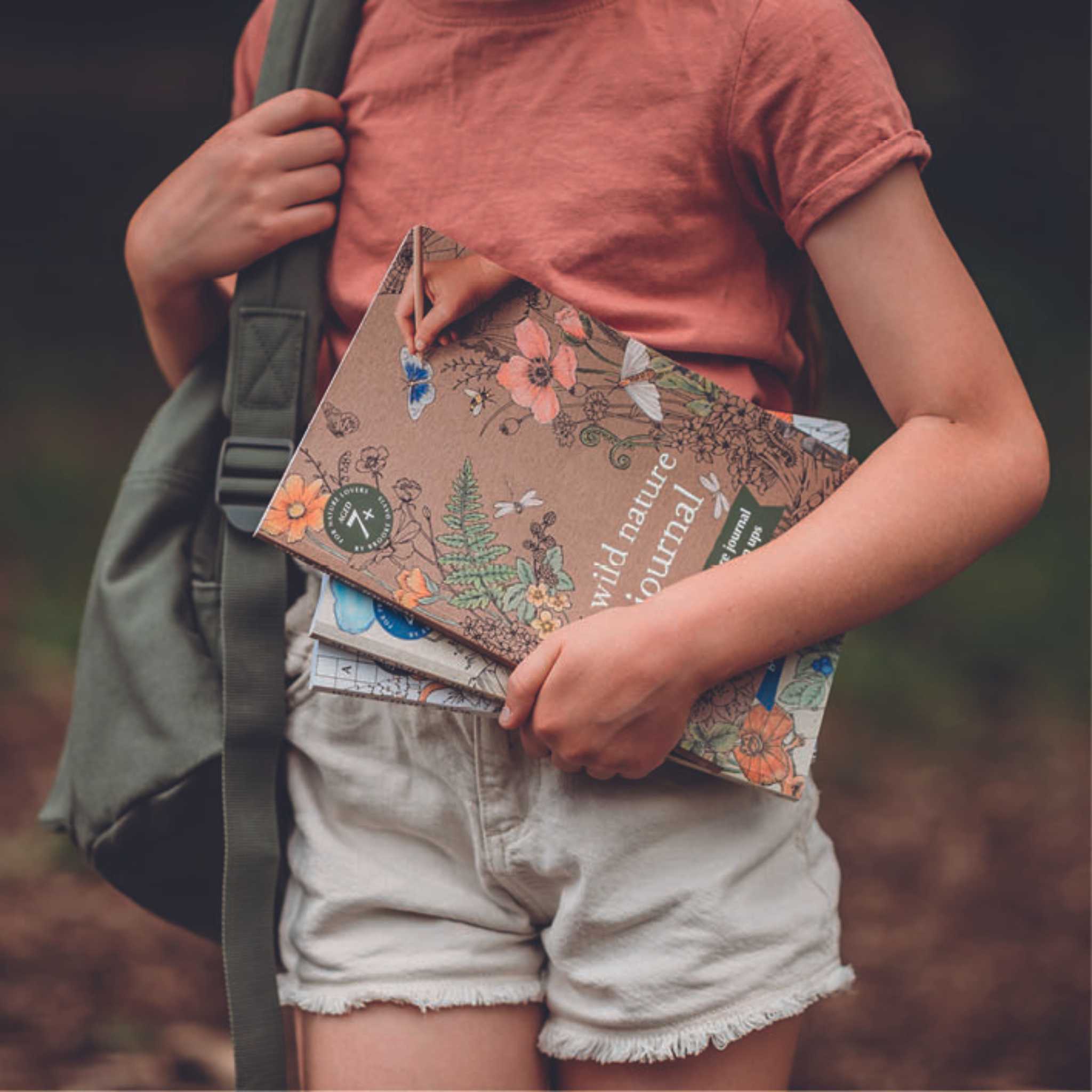 Your Wild Books Wild Nature Journal In Girls Arms